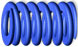 Die spring - ISO blue Die spring - ISO blue
