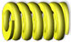 Die spring - ISO yellow Die spring - ISO yellow