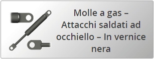 Molle a gas – Attacchi saldati ad occhiello