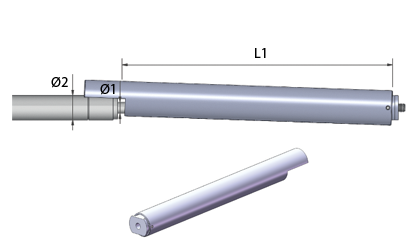 Disegno tecnico - Blocchi di sicurezza - Acciaio inossidabile