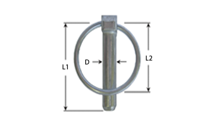 Spine a scatto - Zincato - Disegno tecnico