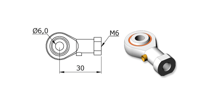 Technical drawing - Endfitting - Eye