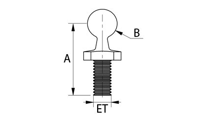 Disegno tecnico - Attacco sferico