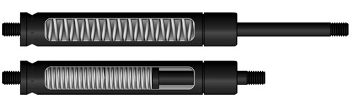 Molla A Gas Atlas 2210.600.60; Gas Spring; 22mm Diameter